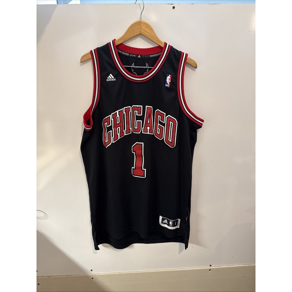 Chicago Bulls Derrick Rose #1  Authentic Adidas Swingman Jersey LARGE